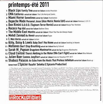 Les Inrockuptibles Printemps-Eté 2011